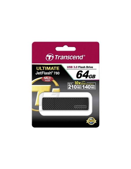 Memorie USB Transcend JetFlash 780, 64GB, Negru