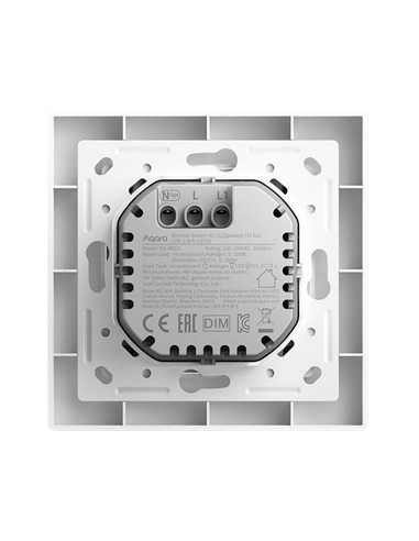 Comutator inteligent AQARA Dimmer Switch H2, Alb