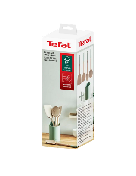 Набор кухонных принадлежностей Tefal K270S504, Бежевый