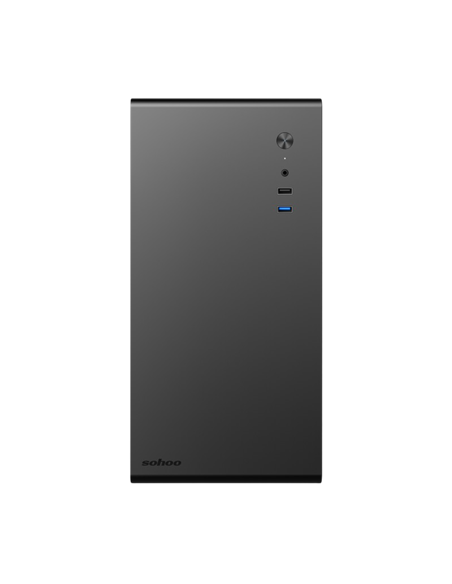 Carcasă PC Sohoo 6519BK, Micro-ATX, ATX, 