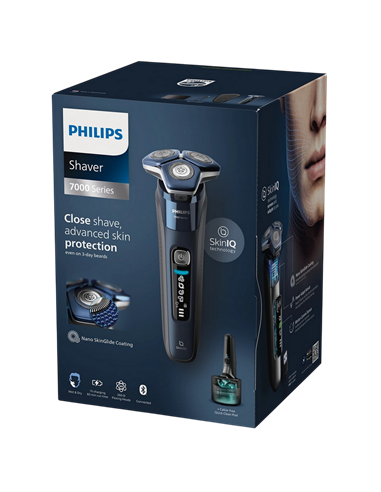 Aparat de ras electric Philips S7885/50, Albastru