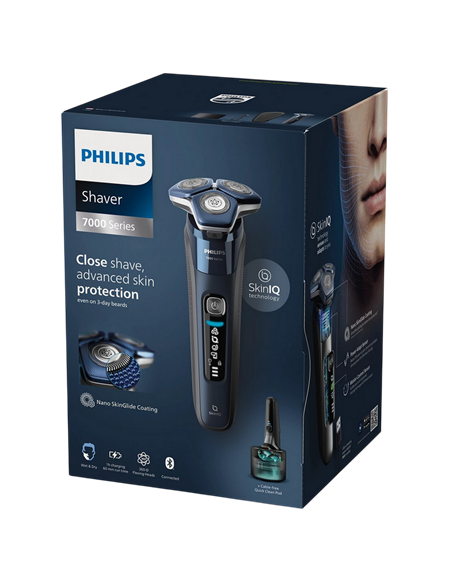 Aparat de ras electric Philips S7885/50, Albastru