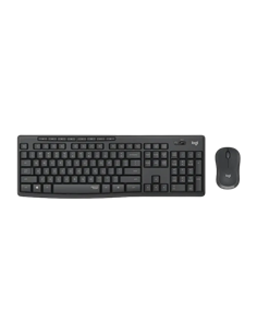 Клавиатура и мышь Logitech MK295, Беспроводное, Графитовый