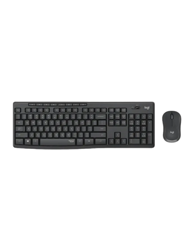 Клавиатура и мышь Logitech MK295, Беспроводное, Графитовый