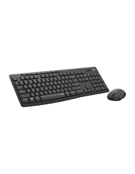 Клавиатура и мышь Logitech MK295, Беспроводное, Графитовый