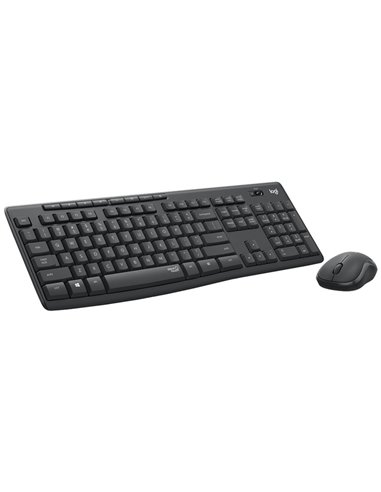 Set Tastatură + Mouse Logitech MK295, Fără fir, Grafit