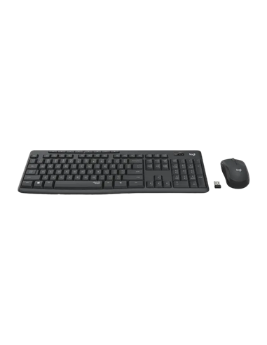 Клавиатура и мышь Logitech MK295, Беспроводное, Графитовый