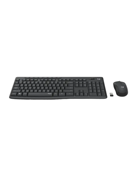 Клавиатура и мышь Logitech MK295, Беспроводное, Графитовый