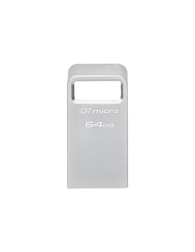 Memorie USB Kingston DataTraveler Micro, 64GB, Argintiu