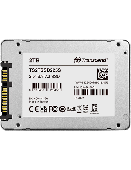 Накопитель SSD Transcend 225S, 2000Гб, TS2TSSD225S