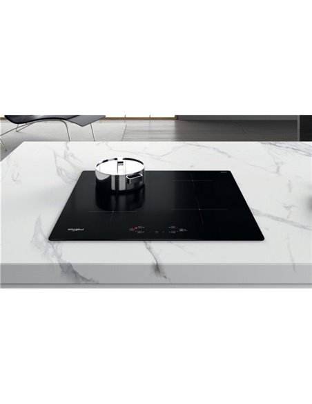 Plită cu inducție Whirlpool WS Q7360 NE, Negru