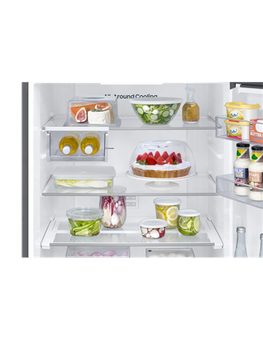 Frigider Samsung RB50DG602ES9EO, Oțel inoxidabil