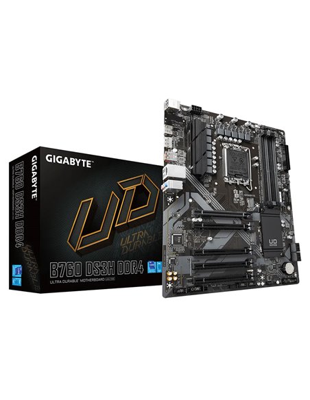 Placă de bază Gigabyte B760 DS3H DDR4, LGA1700, Intel B760, ATX