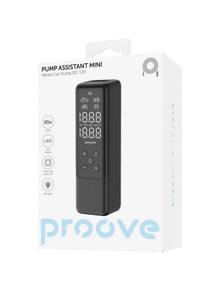 Автомобильный компрессор Proove Pump Assistant Mini, Черный