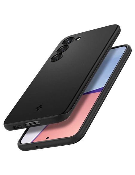 Чехол Spigen Samsung S23+, Thin Fit, Чёрный