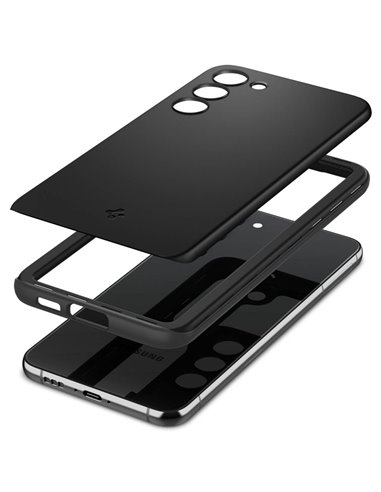 Чехол Spigen Samsung S23+, Thin Fit, Чёрный