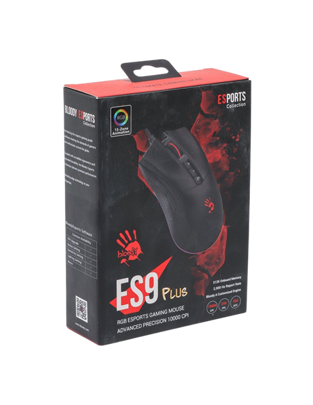 Игровая мышь Bloody ES9 Plus, Чёрный