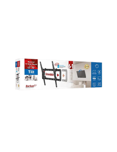 Suport înclinat pe perete BARKAN BM410T, Negru 2