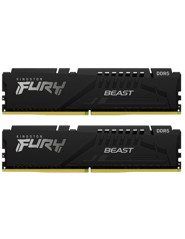 Оперативная память Kingston FURY Beast, DDR5 SDRAM, 6400 МГц, 64Гб, KF564C32BBEK2-64