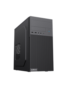 Carcasă PC Sohoo 6521BK, Micro-ATX, ATX, Negru