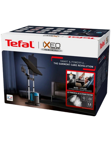 Стационарный отпариватель Tefal QT2022E1, Черный | Синий