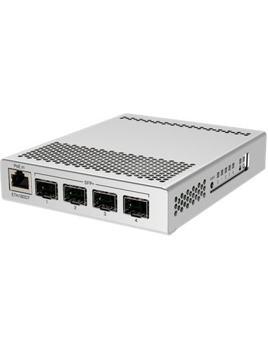 Коммутатор маршрутизатора MikroTik CRS305-1G-4S+IN, Серебристый