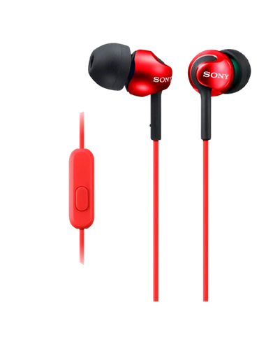 Наушники SONY MDR-EX110AP, Красный