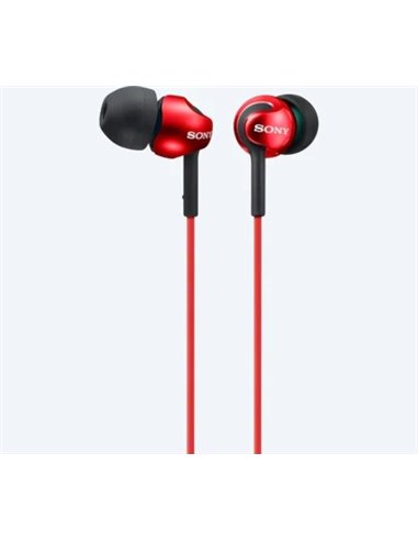 Наушники SONY MDR-EX110AP, Красный