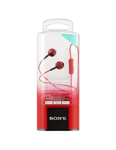 Наушники SONY MDR-EX110AP, Красный