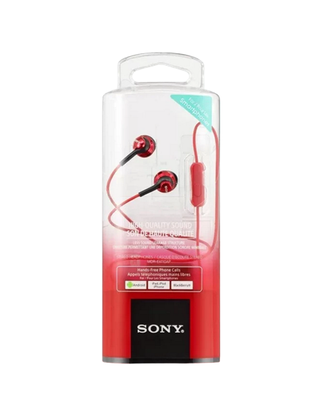 Наушники SONY MDR-EX110AP, Красный