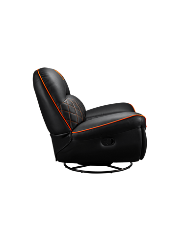 Scaun Gaming Cougar Overlord, PU Piele, Negru | Portocaliu
