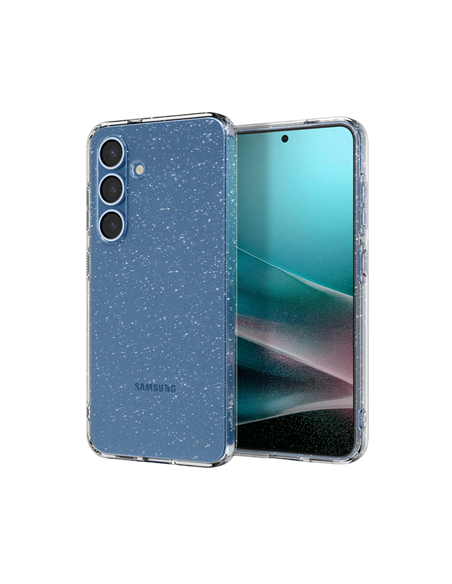 Husă Spigen Liquid Crystal pentru Samsung Galaxy S25+, Cristal cu sclipici