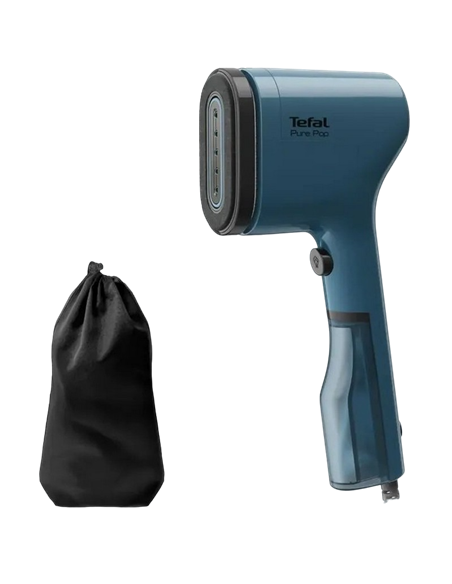 Aparat de călcat vertical cu aburi Tefal DT2020E1, Albastru
