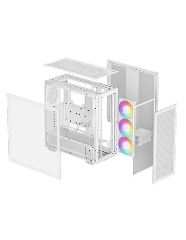 Компьютерный корпус Deepcool MORPHEUS, Full-Tower, Без блока питания, Чёрный