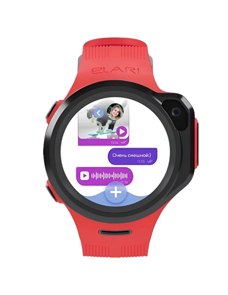 Детские часы Elari KidPhone 4GR, Красный