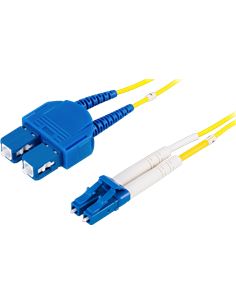 Patch cord APC Electronic SC-LC-3S, 3m, Galben