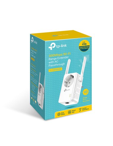 Amplificator de semnal Wi‑Fi TP-LINK TL-WA860RE, 300 Mbps, Alb