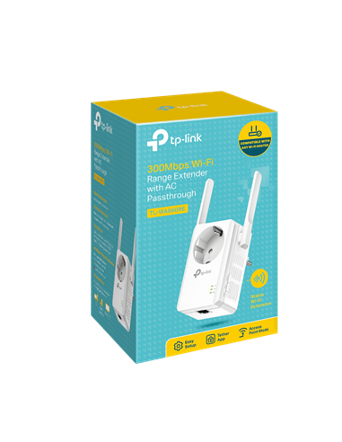Усилитель Wi‑Fi сигнала TP-LINK TL-WA860RE, 300 Мбит/с, Белый