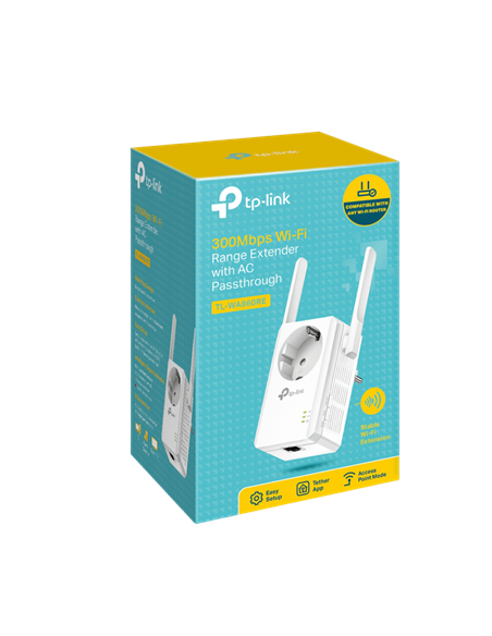 Усилитель Wi‑Fi сигнала TP-LINK TL-WA860RE, 300 Мбит/с, Белый