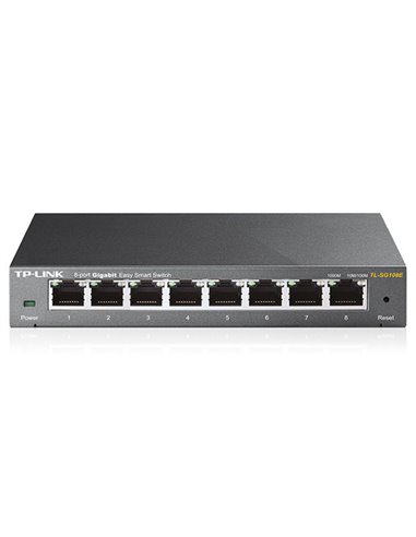 Switch de rețea TP-LINK TL-SG108E, 8x 10/100/1000 Mbps
