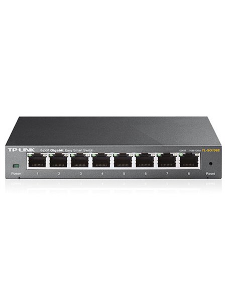Switch de rețea TP-LINK TL-SG108E, 8x 10/100/1000 Mbps