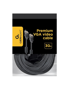 Видео кабель Cablexpert CC-PPVGA-30M-B, VGA D-Sub (M) - VGA D-Sub (M), 30м, Чёрный 2