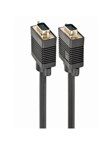 Видео кабель Cablexpert CC-PPVGA-30M-B, VGA D-Sub (M) - VGA D-Sub (M), 30м, Чёрный
