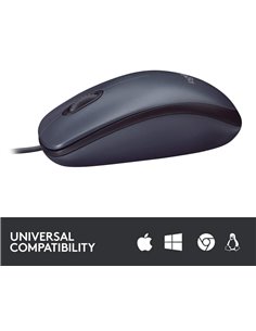 Мышь Logitech B100, Чёрный 2