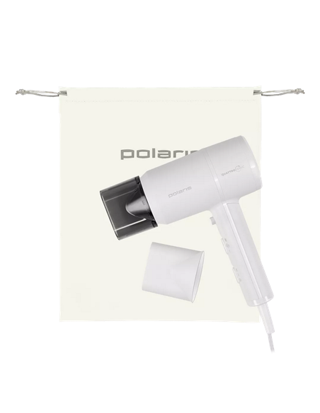 Uscător de păr Polaris PHD2044Ti, 1900W, Alb