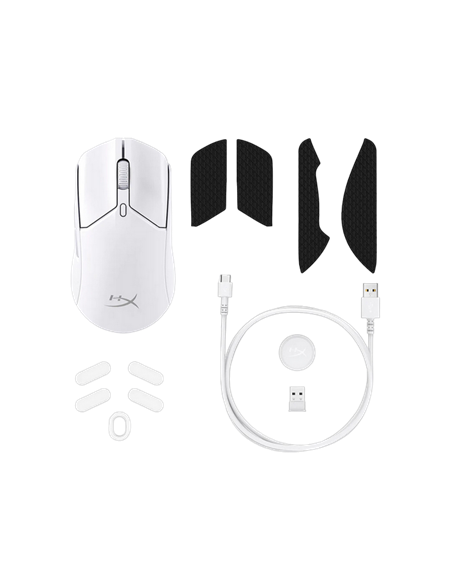 Gaming Mouse HyperX Pulsefire Haste 2 Wireless, Alb