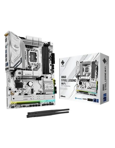 Placă de bază ASRock B860 STEEL LEGEND WIFI, LGA1851, Intel B860, ATX