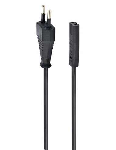 Шнур питания Cablexpert PC-184/2, 1.8 м, Чёрный