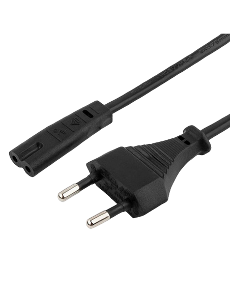 Шнур питания Cablexpert PC-184/2, 1.8 м, Чёрный
