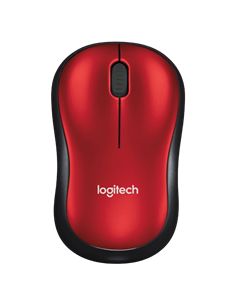 Беcпроводная мышь Logitech M185, Красный